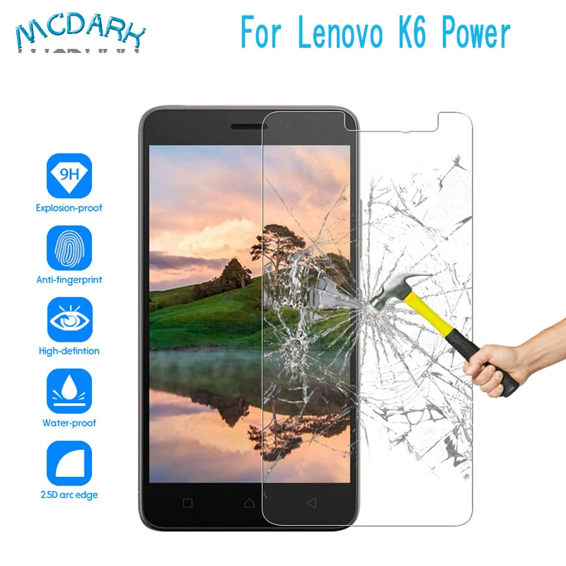 5 0 дюймов для Lenovo K6 мощность Переднее стекло защитная пленка экрана Замена просты