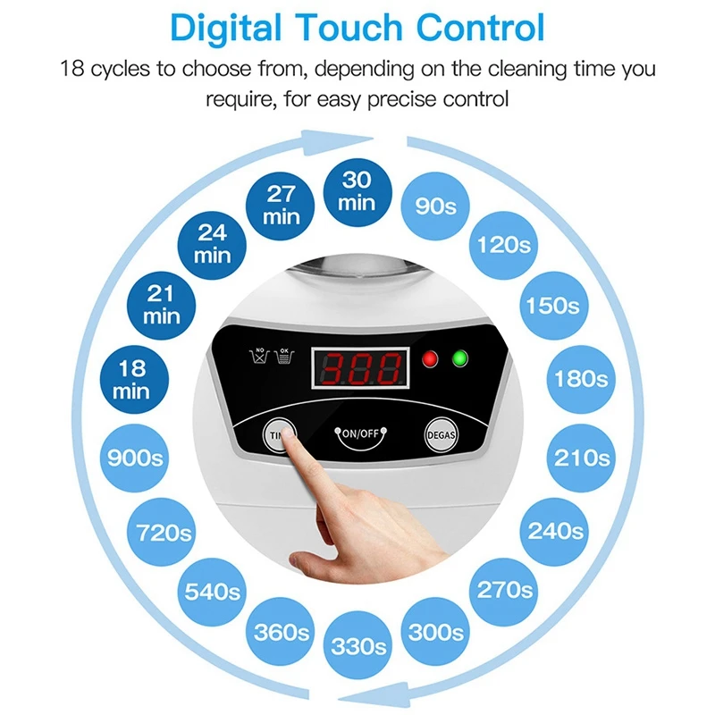 EAS-600Ml Ультра звуковой очиститель Таймер для ванны для ювелирных изделий запчасти очки маникюрные камни резаки стоматологическая щетка для бритья ультразвук Соник
