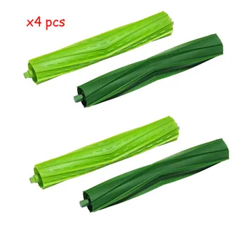 

2 set (4 pcs)Brush Roll for iRobot Roomba i7 E5 E6 I Series Robot Vacuum Cleaner Parts Replacement Roll Brushes Accessories Kit