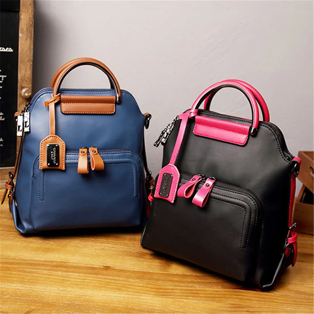 

AEQUEEN Women PU Leather Backpack 2018 New Ladies Shoulder Bag Female Travel Back pack Bag Soft Leather Fashion Casual Mochila