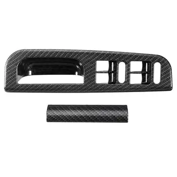 

Carbon Fiber Car Door Window Switch Control Panel Bezel For VW Passat B5 Jetta Bora Golf Mk4 1997-2003 Trim Bezel Switches Panel