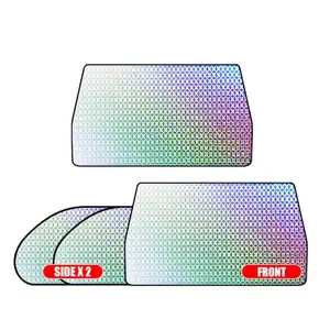 Козырек от солнца на лобовое стекло универсальный беспроблемный автомобильный солнцезащитный козырек сохраняет ваш автомобиль прохладным УФ-солнцем и тепловым отражателем - изображение