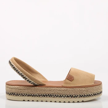 

STERN GOSSALBA SANDALS SAND 20041 Beig Leather Split Women-Beig FLIPS FLOPS Woman Casual Shoes Fashion 69922