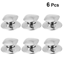 6 квадратная форма pcs Нержавеющая сталь ручка для кастрюли посуда кастрюля с крышкой ручки удержания ручка для дома ресторана Кухня