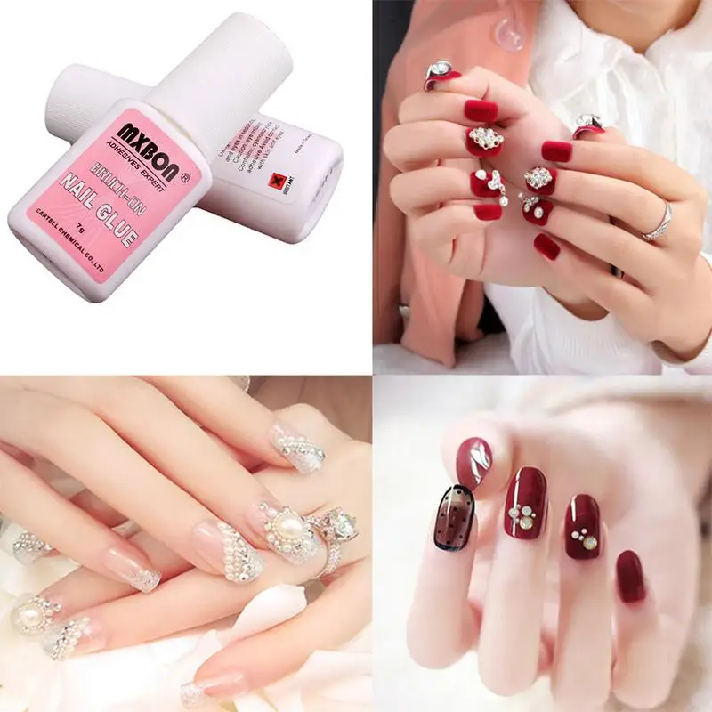 

7g Nail Glue Single Stick Professional Nail Glue Viscous Liquid Manicure Nail Art Care Tool Quick Drying Skill Design