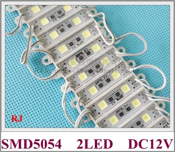 

36mm*9mm SMD 5054 LED module light backlight back light DC12V SMD5054 2 led 0.6W waterproof IP65 high bright new design