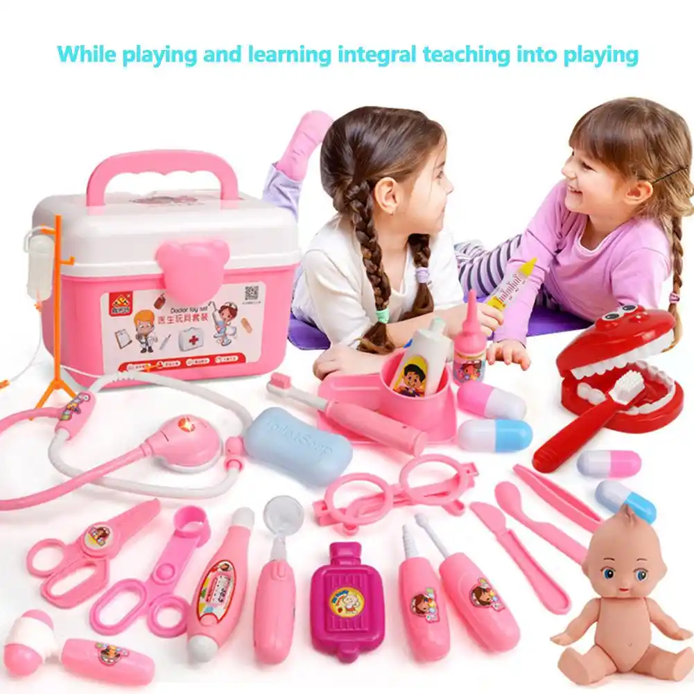 pink toy tool kit