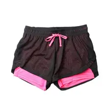 Женская Повседневная Спортивная тренировка, упражнение для бега Yes Yoga Mesh casual, спорт, шорты с бантом Мини-пэчворк