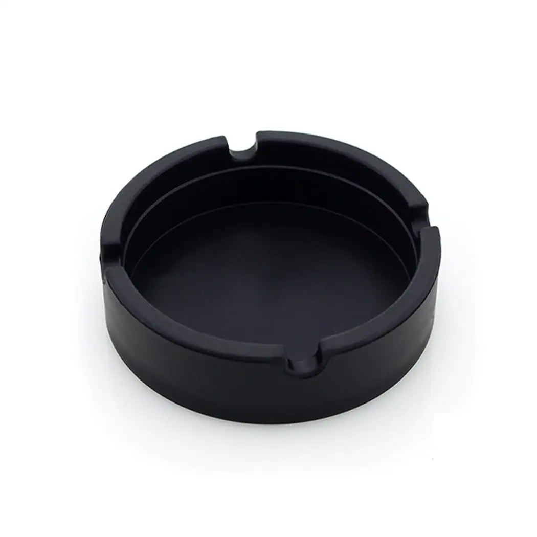 

Lightweight Eco-Friendly Fall Resistant Round Shape Solid 48g Ashtray Yellow, Red, Green, Blue,Black