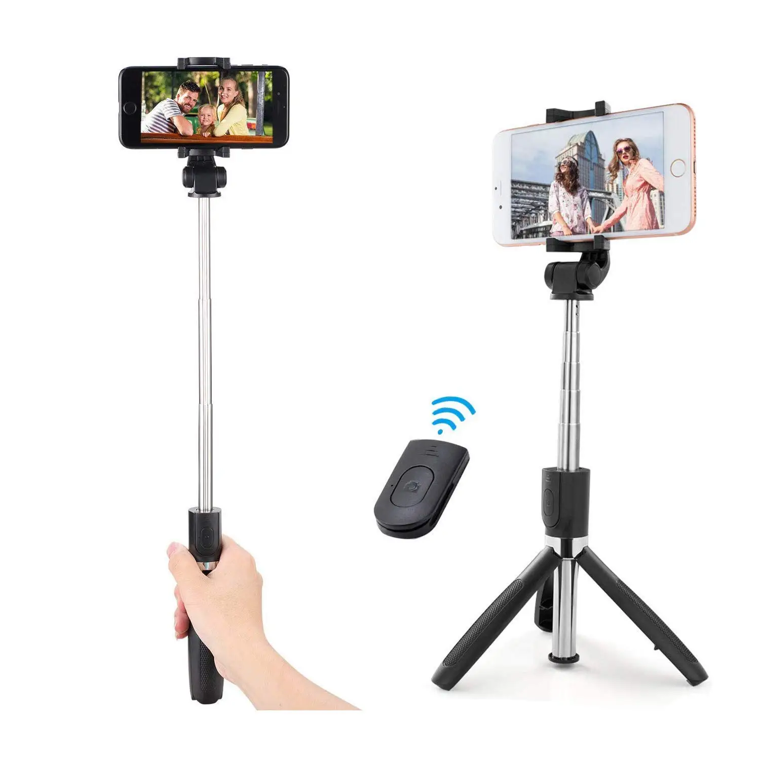 

Wireless Bluetooth Selfie Stick Foldable Handheld Monopod Shutter Remote Extendable Mini Tripod For iPhone 8 7 6 X Plus xiaomi