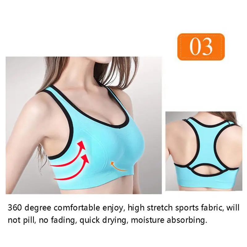 

New Gym Fitness Sports Bra Vest For Women Slim Seamless Comfortable Shockproof Wireless Yoga Vest Back Hollow Comfortable