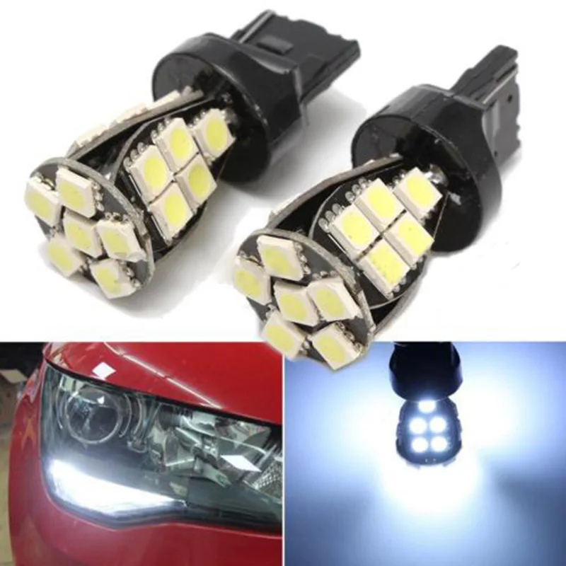 2 шт./компл. T20 W21 5050 18LED автомобильный Canbus без ошибок тормозной задний светильник