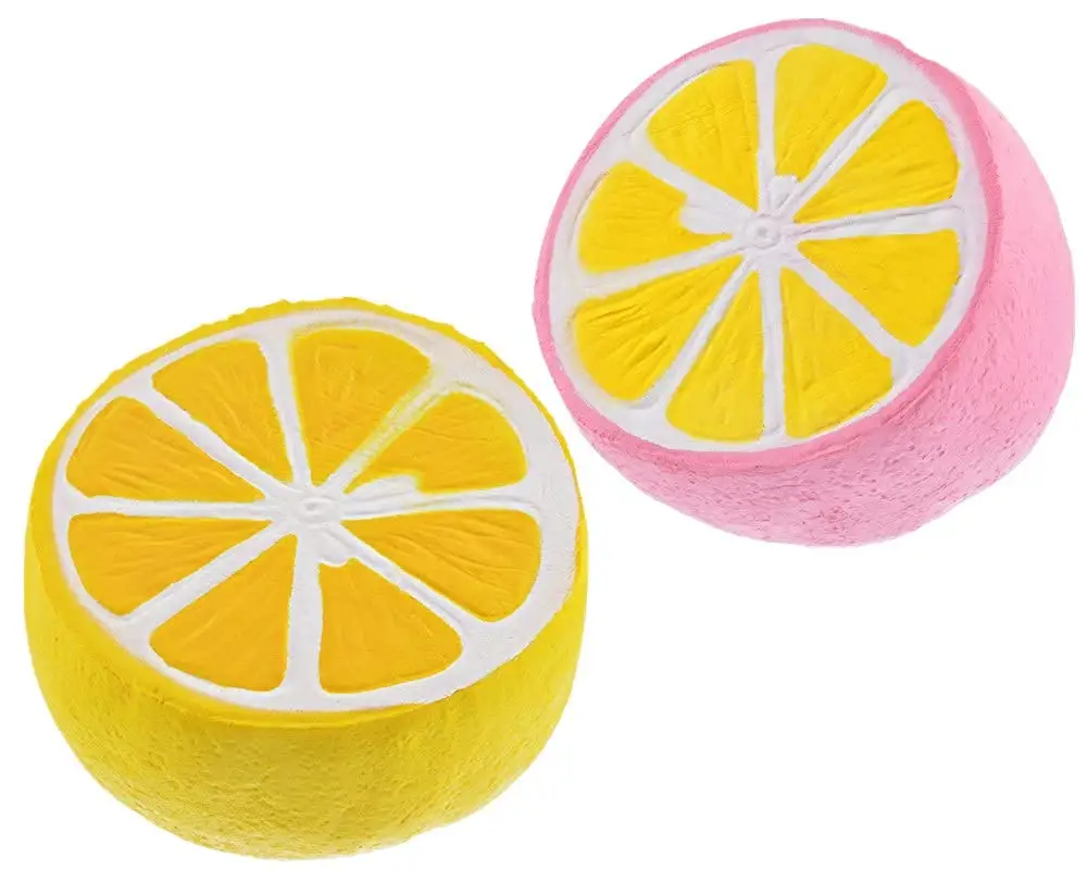 Squishy Slow Rising Squishe Antistress Lemon Squishy Fruit Stress Reliever Cheap Stuff Fun Gadget Gags Toy 3