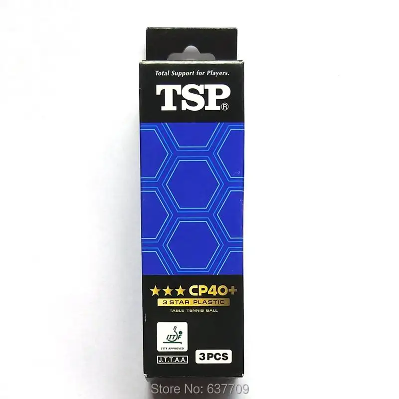 الأصلي TSP البلاستيك تنس طاولة الكرة 40 + 3 نجوم CP40 + المهنية لعبة طاولة كرة مضارب التنس المضرب