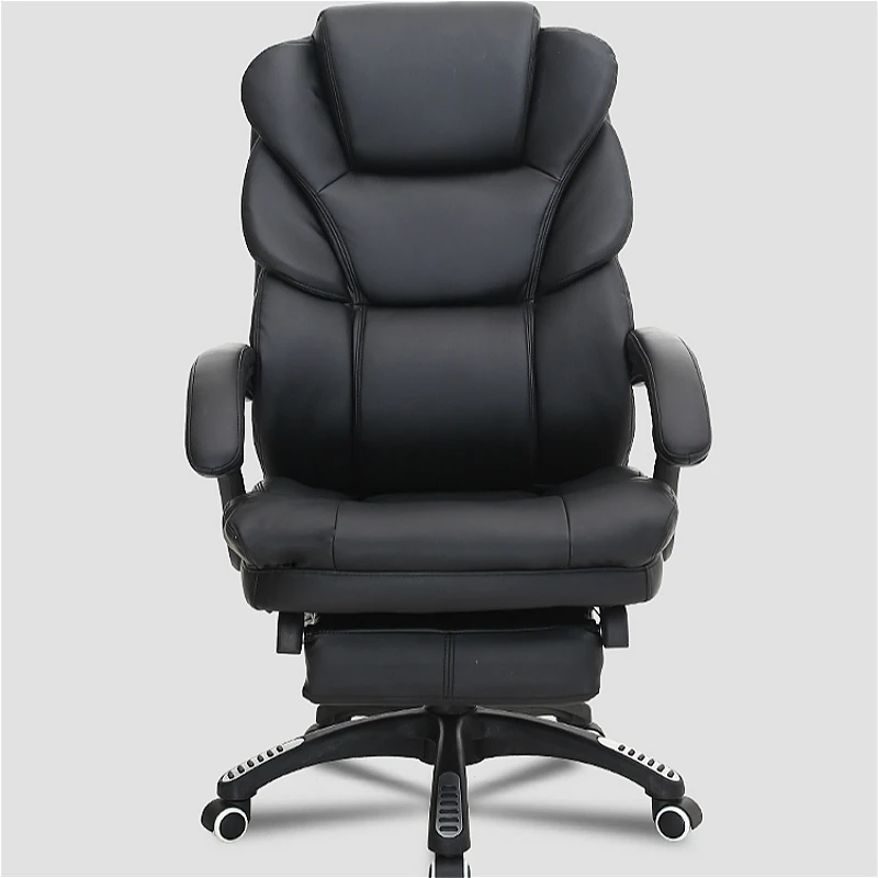 

Lie Flat Computer Chair Lifted Rotated Office Boss Chair Reclining Hairdressing Makeup Chair with Footrest Lifted Armres
