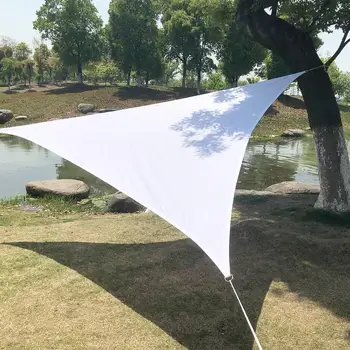 

3x3x3 Meters UV Waterproof Triangles Sun Outdoor Shade Sail Material Environmental Protection Tasteless Shading Sail Spinnaker
