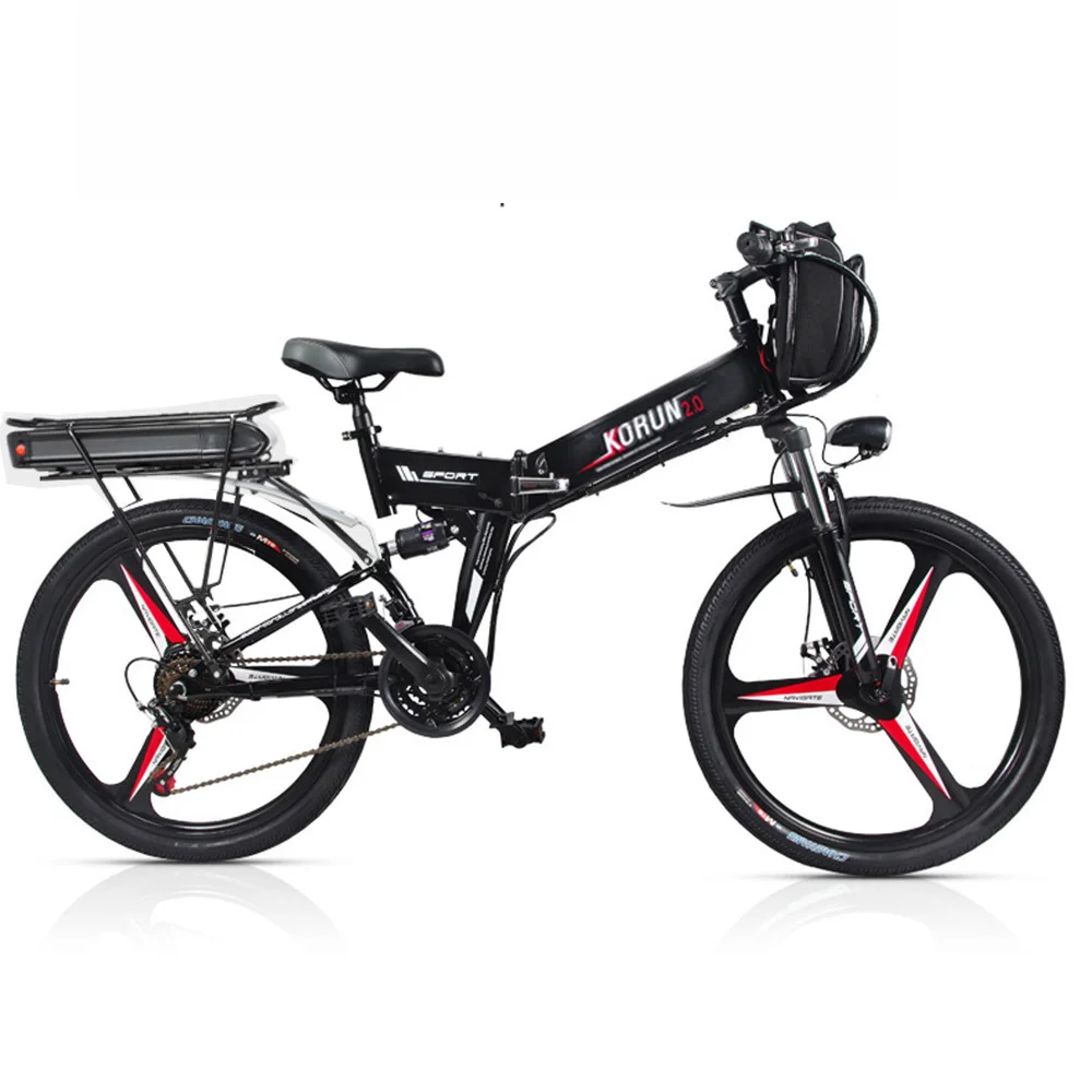 

26 Inch Three 48 V Electric Bicycle Electric Bicycle Lithium Battery Hybrid Smart Ebike Help Mountain Rang 200-250 Km Ebike