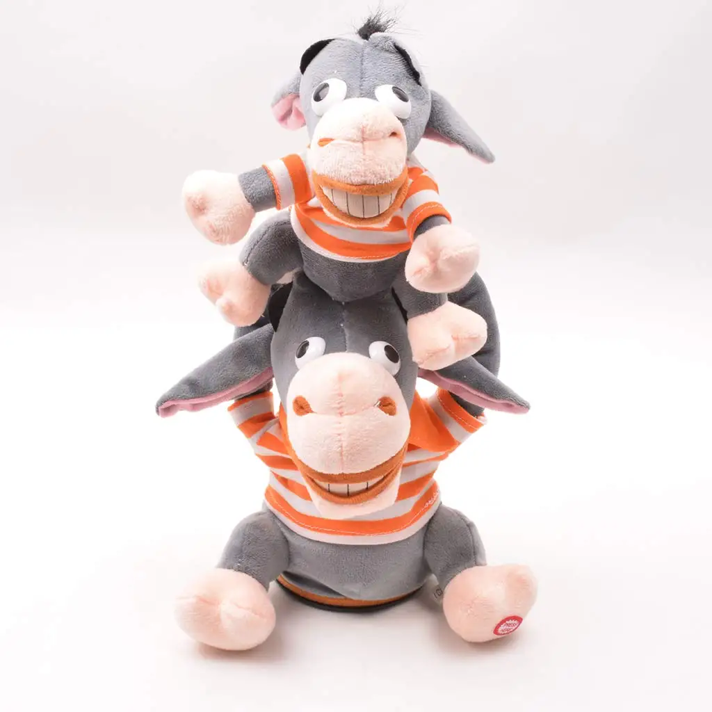 

Electronic Plush Stuffed Donkey Animal Plush Doll Singing Dancing Educational Toys Birthday Gift for Children Kids Toddler