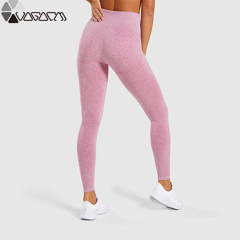 

Active Women Sport Yoga Leggings Gym Solid Flex Breathable Shark Yoga Pants Fitness Exercise Jogging Mujer Pink Sportwear 2019