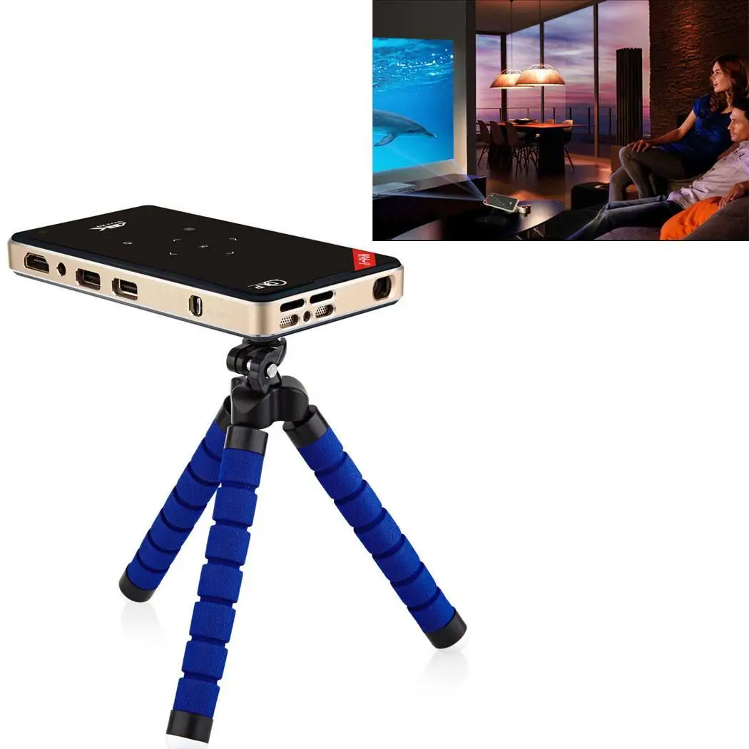 Mini Projector 4K Android Home Theater 2.4G 5.8G Wifi Pocket Projector