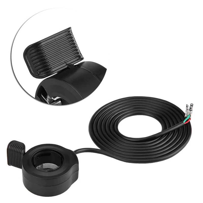 

Black E-Bike Electric Bike Scooter Universal Thumb Throttle Speed Control