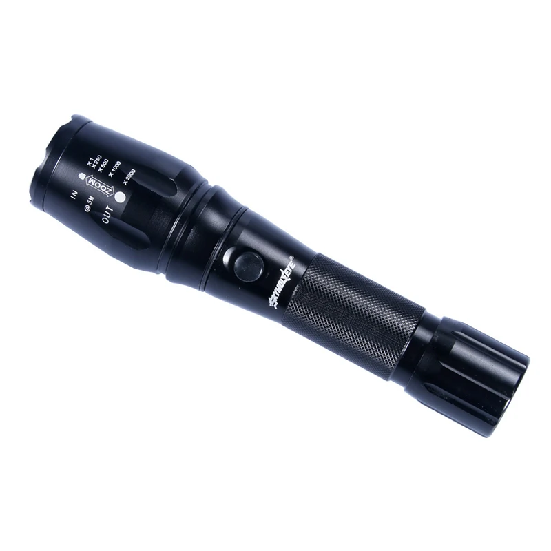 

LED Flashlight Zoomable Focusing Military Torch Super Brightness Light Lamp