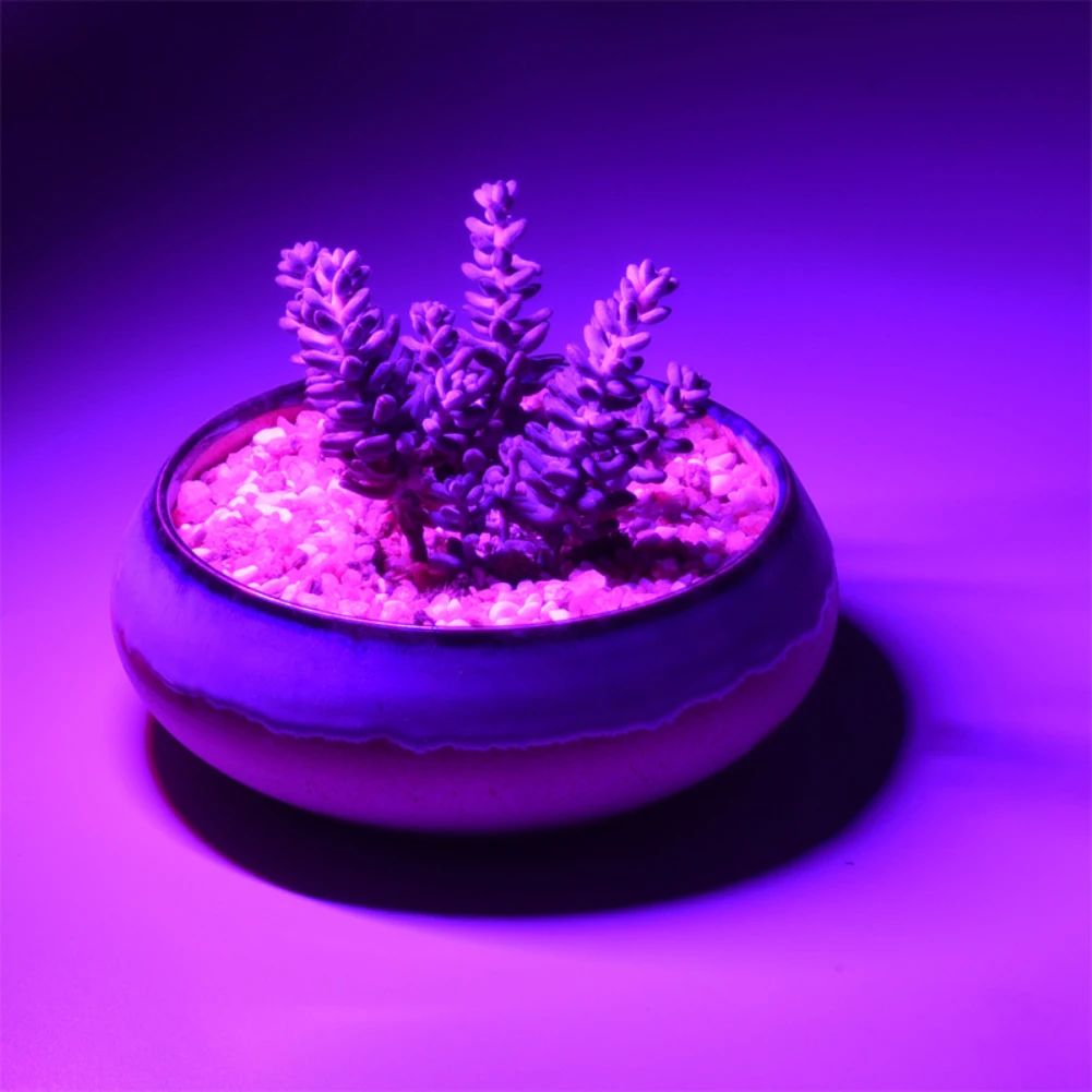 USB Светодиодная лампа для выращивания растений 5V 2,5 W полный спектр комнатное растение светильник лампы для гидропоники Системы парниковых Противоударная заданяя