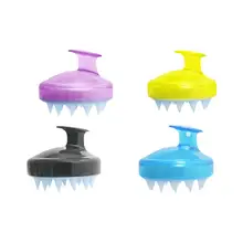 

1pc Silicone Shampoo Brush Hairdressing Shampoo Comb Keep Hair Beauty Amazing Useful With Random Color