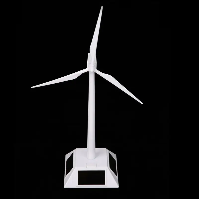 Настольная Солнечная ветряная мельница пластиковая ветряная мельница обучающая игрушка Подарочная Модель Ветряная Турбина легкая сборка на солнечной энергии ABS