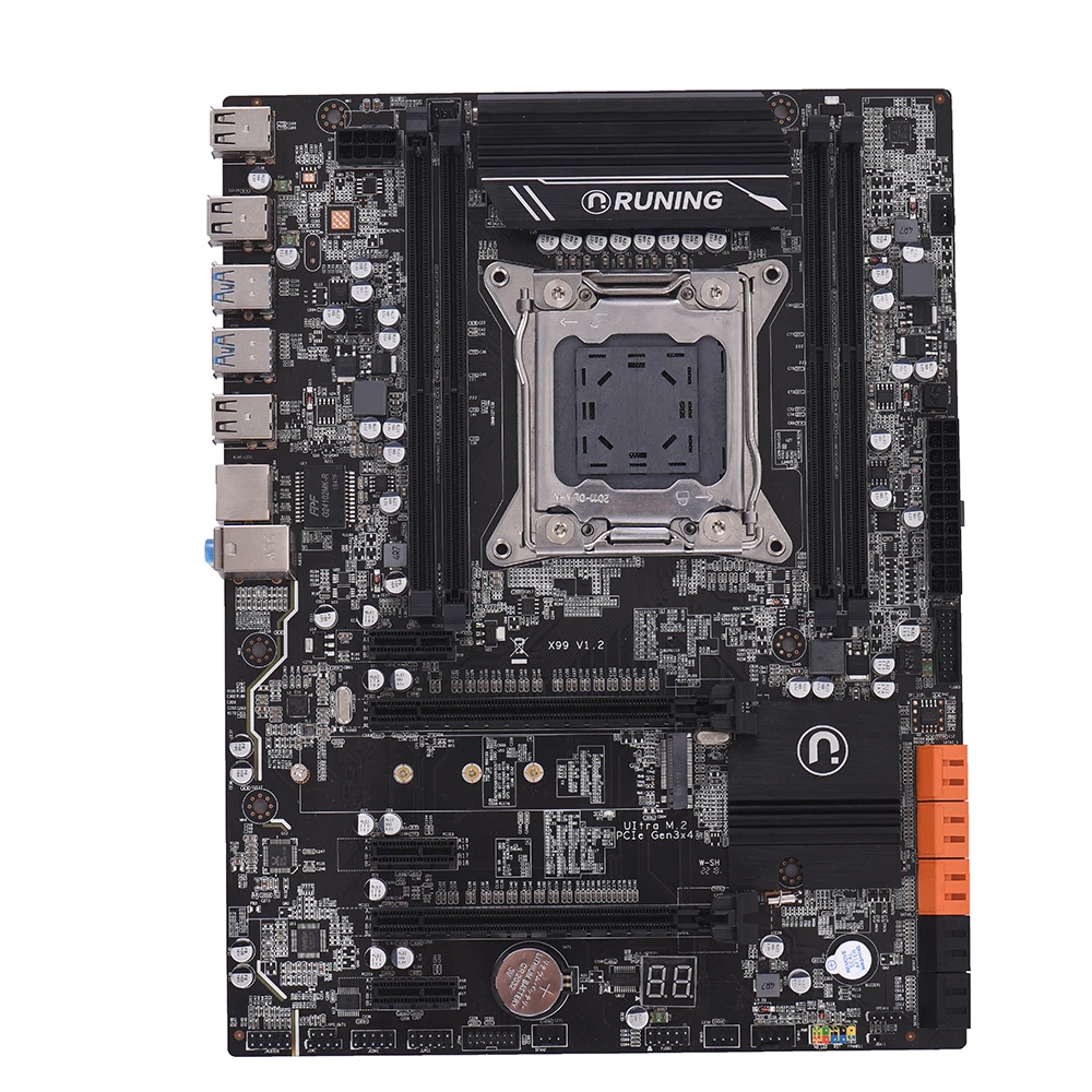 

X99 V1.2 Motherboard ATX LGA2011 SATA 3.0 USB3.0 Ports Motherboard I7 Serial /E5-V3/E5-V4 4 DIMM Slots DDR4 64GB Memory Capacity
