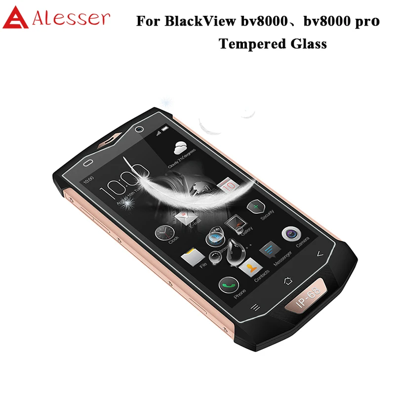 

Alesser For Blackview BV8000 BV8000 Pro Tempered Glass Film Screen Protector Anti-shatter Film Replacement Mobile Accessories