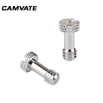 

CAMVATE Standard 1/4"-20 Slotted Screw 17mm Long (2 Pack) C1987