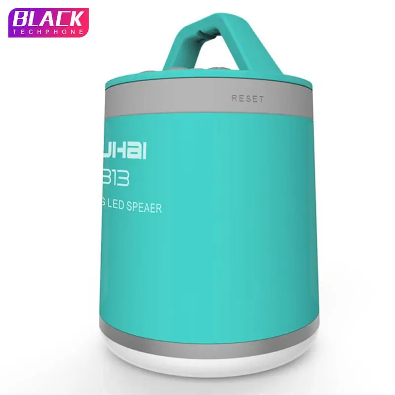 

Portable Outdoor Wireless Bluetooth Speaker with Night Light Anti-Lost Hook Card Insertion For Camping
