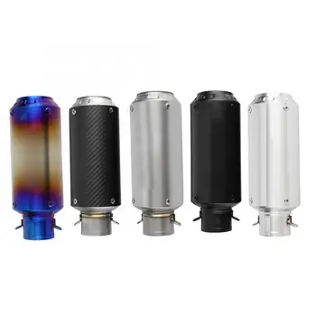 

Exhaust Systems 51mm Stainless Steel Motorcycle Modification Exhaust Pipe Rear Muffler Tip Universal motorcycle accessories
