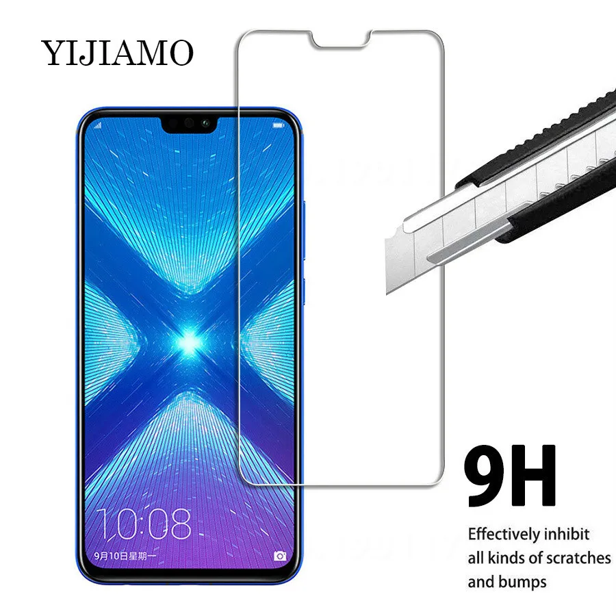 2.5D стекло для Huawei Honor 8x 8c 8 X Lite защитная пленка экрана защитное закаленное 9h чехол |