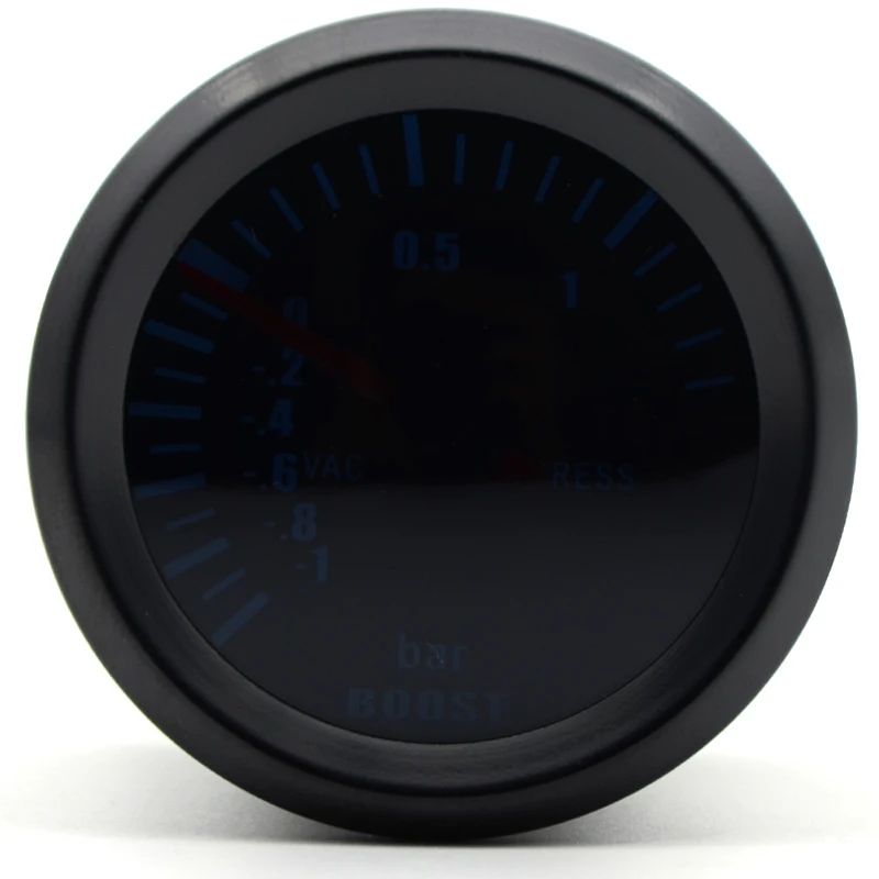 2" 52mm Black Car Universal LED Psi Turbo Boost Gauge Meter Pod Holder Hose Set high quality suitable for cars