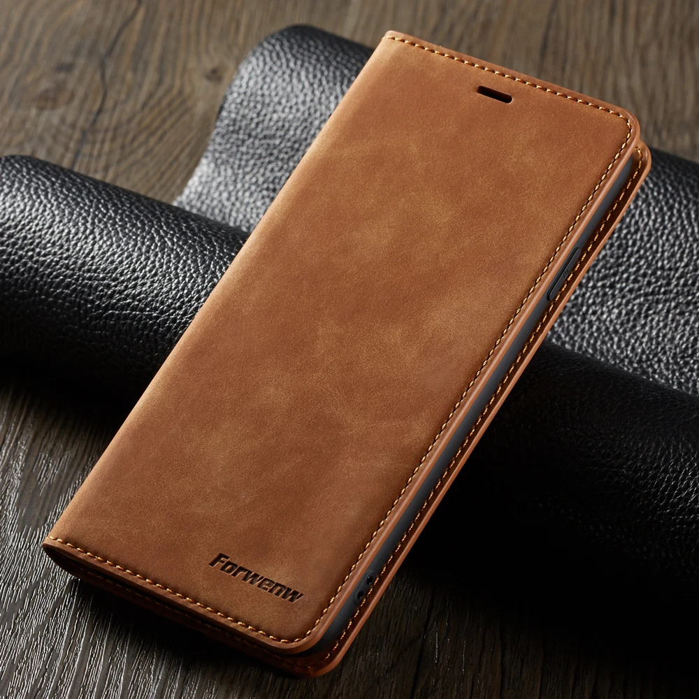 

Magnet Leather Wallet Case For Samsung Galaxy S8 S9 Note 9 Note 10 Plus Case Card Slot Flip Cover For Samsung S10 5G S10e Case