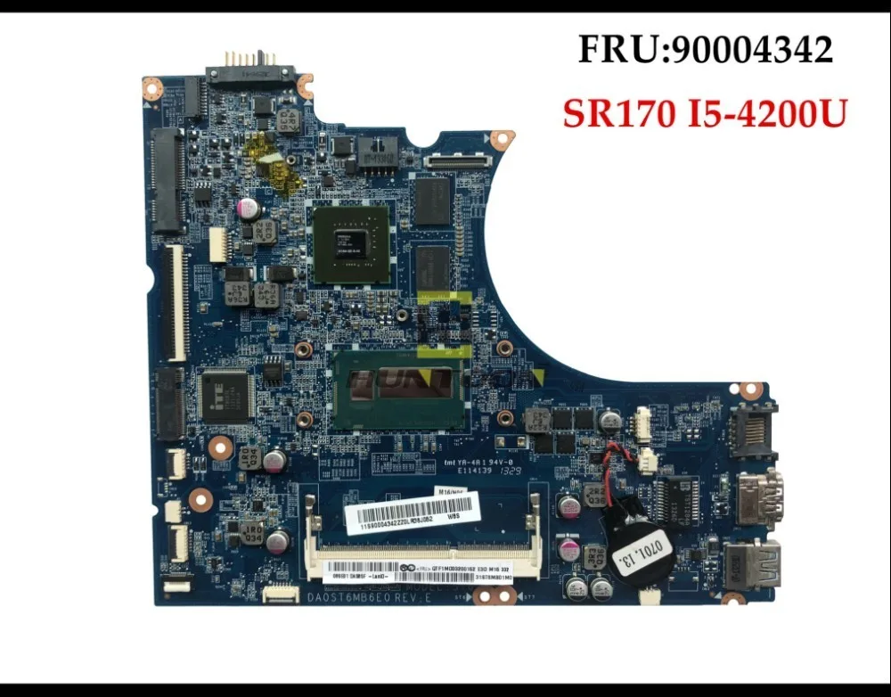 Материнская плата DA0ST6MB6F0 для ноутбука Lenovo IdeaPad Flex 14 серий SR170 90004342 ОЗУ 2 Гб 100%