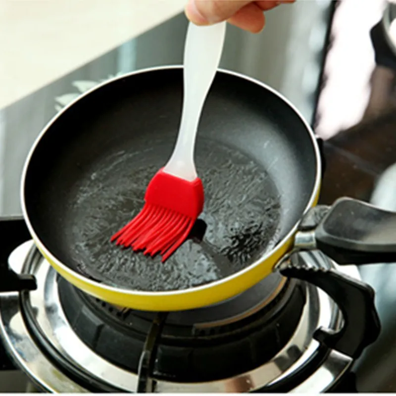 

Color Random Silicone Baking Bakeware Bread Cook Brushes Pastry Oil BBQ Basting Brush Tool