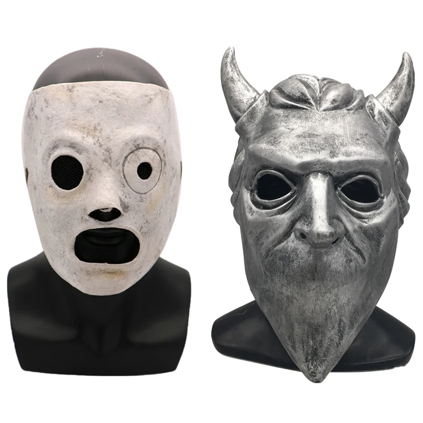 

Slipknot Band Corey Taylor Man Cosplay Costumes Halloween Latex Fancy Scary Mask Carnival Pubwear Adult Photography Props