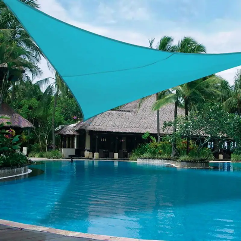 

4M 6M Camping Awning Tent Waterproof Triangle Sun Shelter Outdoor Shade Sun Protection Patio Portable Canopy Nets Yard Garden