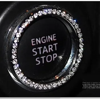 

Car ignition ring Sticker accessories for mini cooper r56 mazda cx-3 ford fiesta mini cooper ford kuga volvo v60 alfa romeo gt