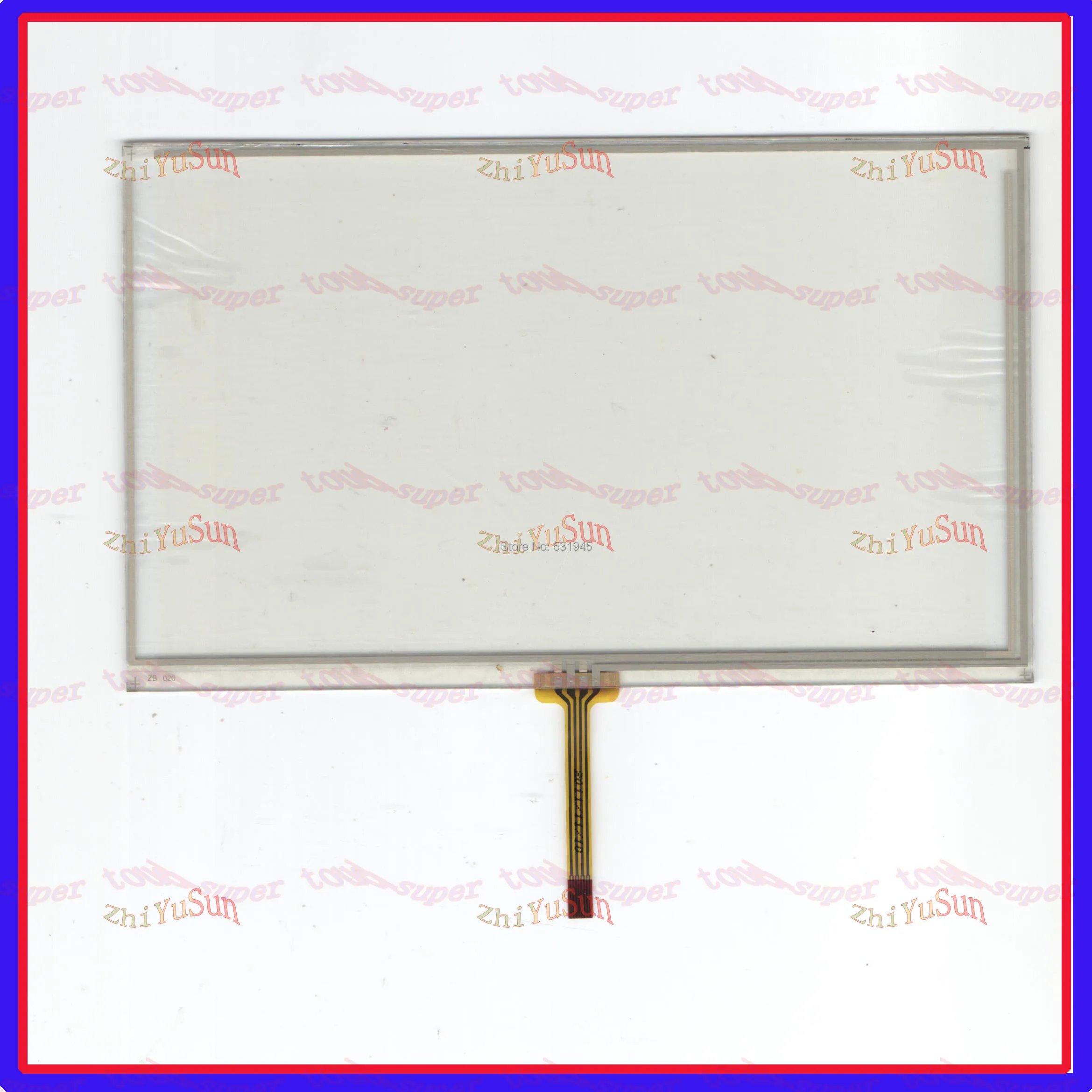 

ZhiYuSun for PIONEER AVIN 7129 7inch Touch Screen panel4 wire resistive touchpad four change eight line compatible