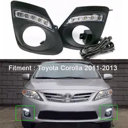 2x светодио дный LED DRL дневные ходовые огни белый водостойкий для 2013-2011 Toyota Corolla