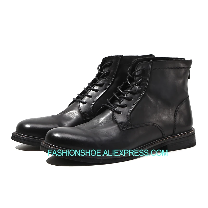 

Martin Boots Lace Man's Boots Genuine leather High top Outdoor Leisure Boots