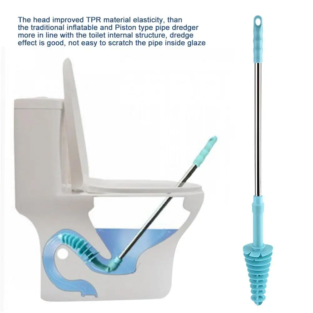Household Kitchen Toilets Bathroom Sewer Dredge Pipe Clog Remover Hand-Operated Drain Auger Cleaner Tools | Дом и сад