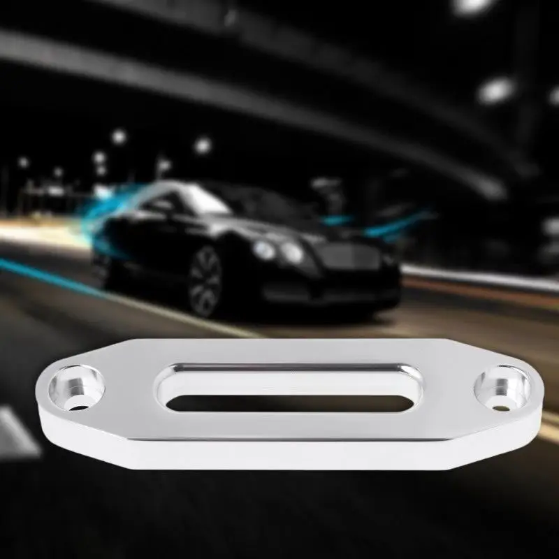 4000lbs Alumimum Hawse Fairlead ل الاصطناعية حبل رفع سلك توصيل للكابل SUV ATV UTV العالمي سحب الحبال اكسسوارات السيارات