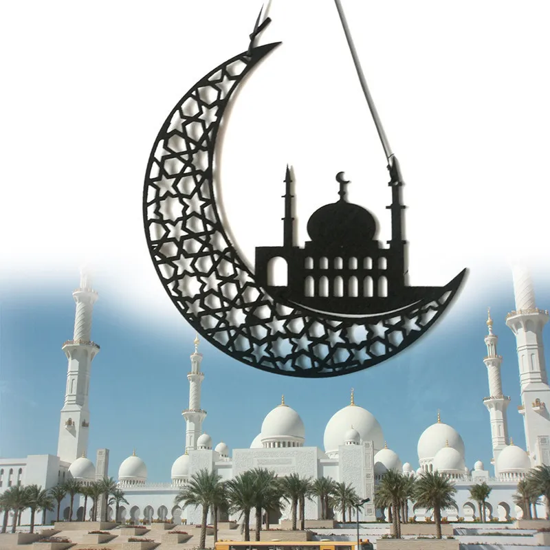 1 Набор DIY Eid кулон Рамадан нетканый материал для дома двери фестиваль украшения