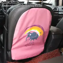 Детские милые износостойкие водонепроницаемые чехлы для автомобильных сидений, Детские чехлы из ткани Оксфорд, многоразовые Чехлы для автомобильных сидений