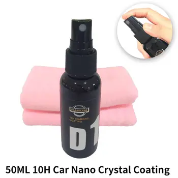 

10H 50ml Car Liquid Ceramic Coat Hydrophobic Glass Coating Car Paint Care Anti-scratch Auto Detailing Glasscoat Car Polish